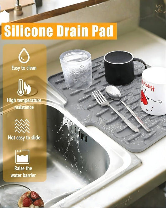Kitchen Counter Dish Drying Mat ( BUY 2 GET 2 FREE )