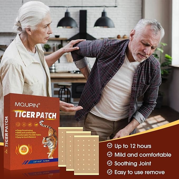 Tiger Patch Pain Drainage & Slimming Foot Patches (1 BOX = 20 PATCHES-BUY 1 GET 3 FREE)